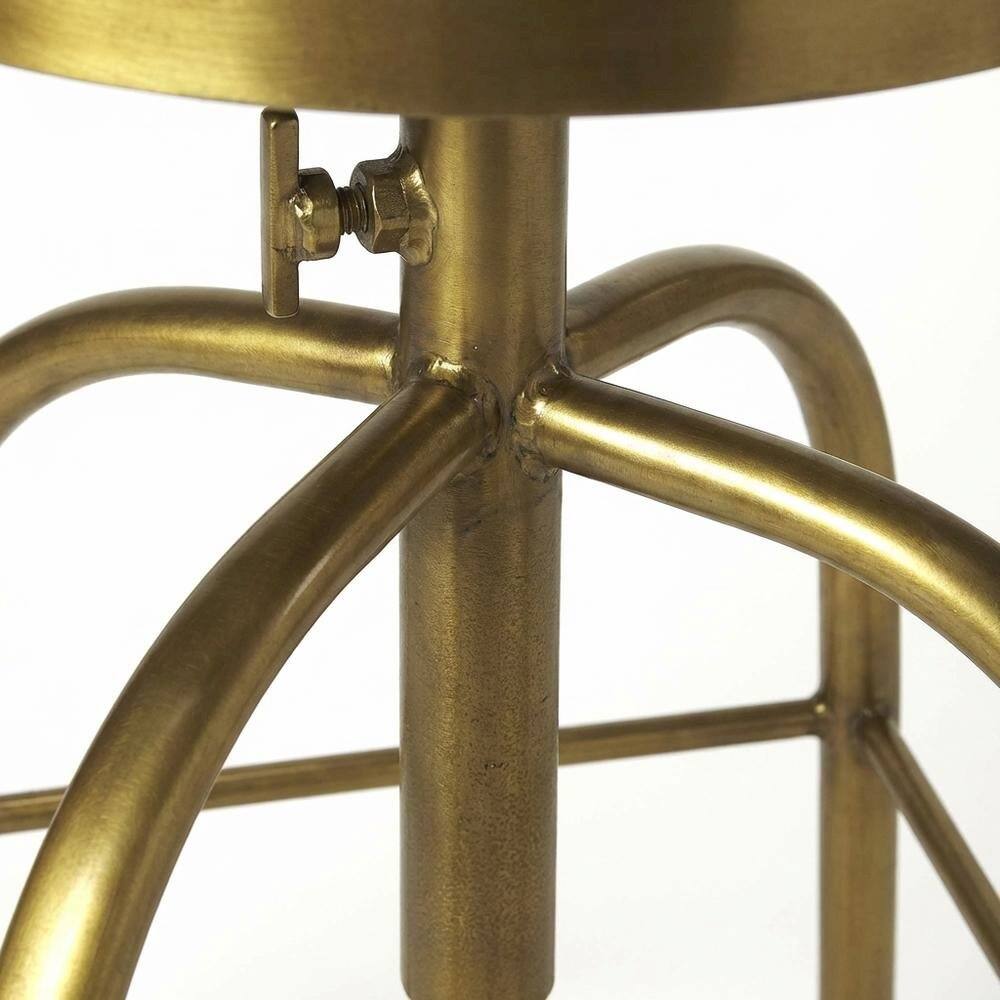 Alt View 1. Starlight Canyon Home - Swivel Adjustable Counter Stool, Industrial Round Bar Stool for Kitchen - Multi-Color.