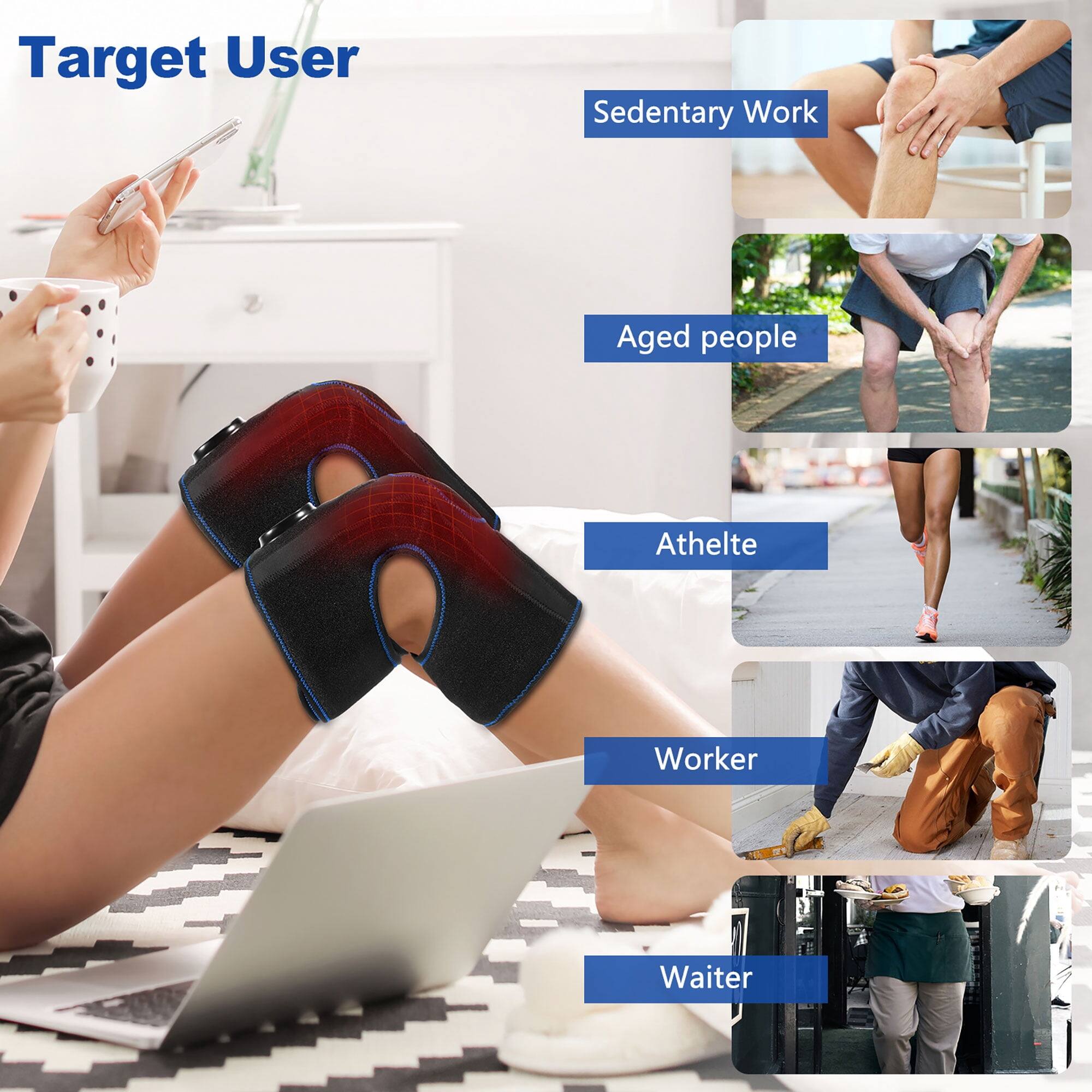 Target User  
Sedentary Work  
Aged people  
Athlete  
Worker  
Waiter