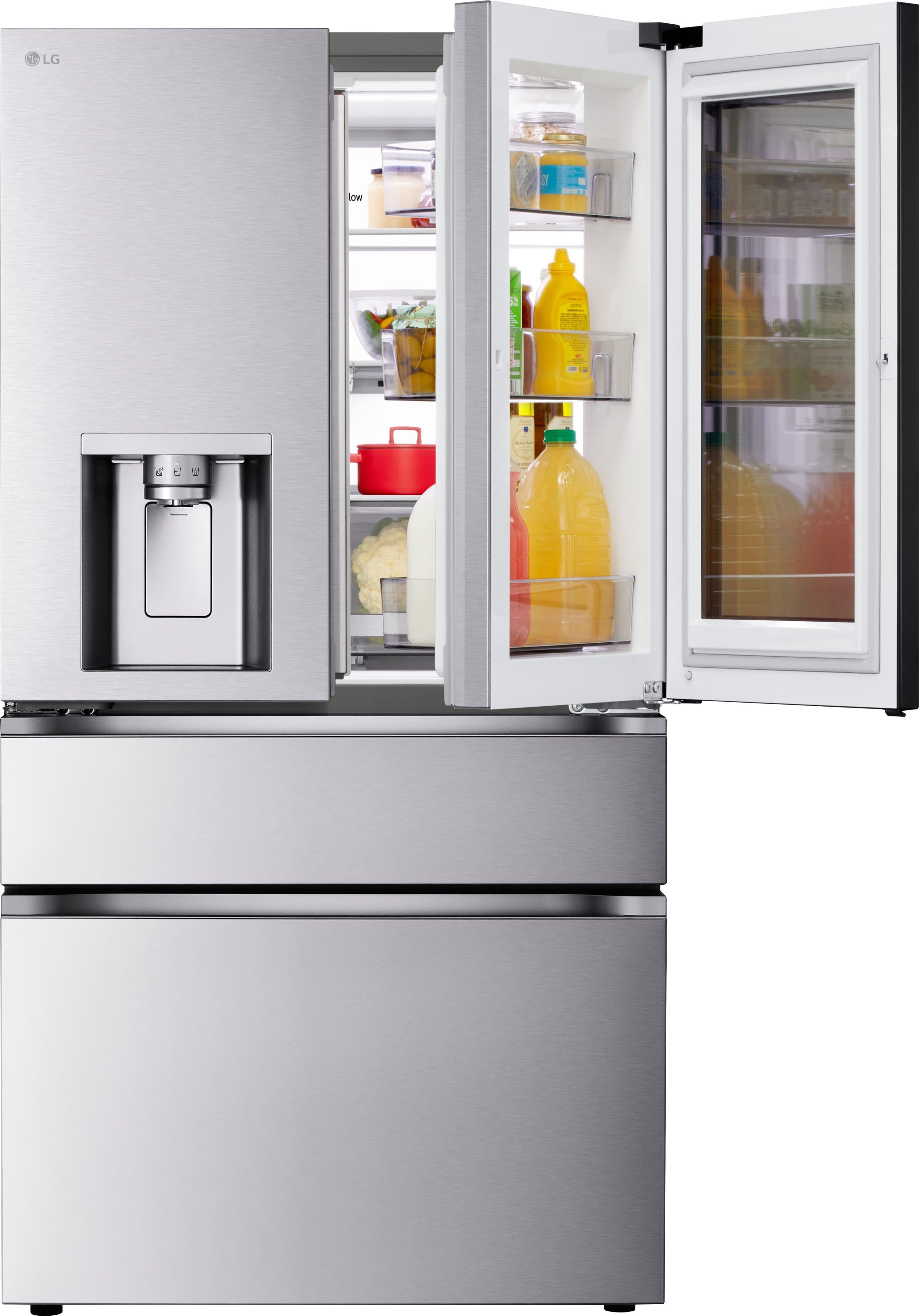LG Standard Depth MAX 28.6 Cu. Ft. French Door in Door Smart