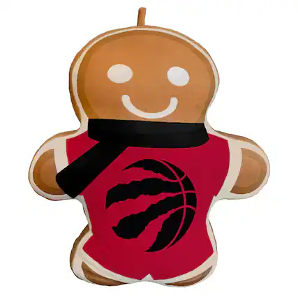 Front. Pegasus - Toronto Raptors Gingerbread Holiday Plushlete - Multicolor.