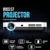 BOSS S7 PROJECTOR
Cinema at Home
- DLP LED Display
- Auto Keystone
- 2.4 GHz + 5 GHz Wi-Fi
- Bluetooth
- Android OS