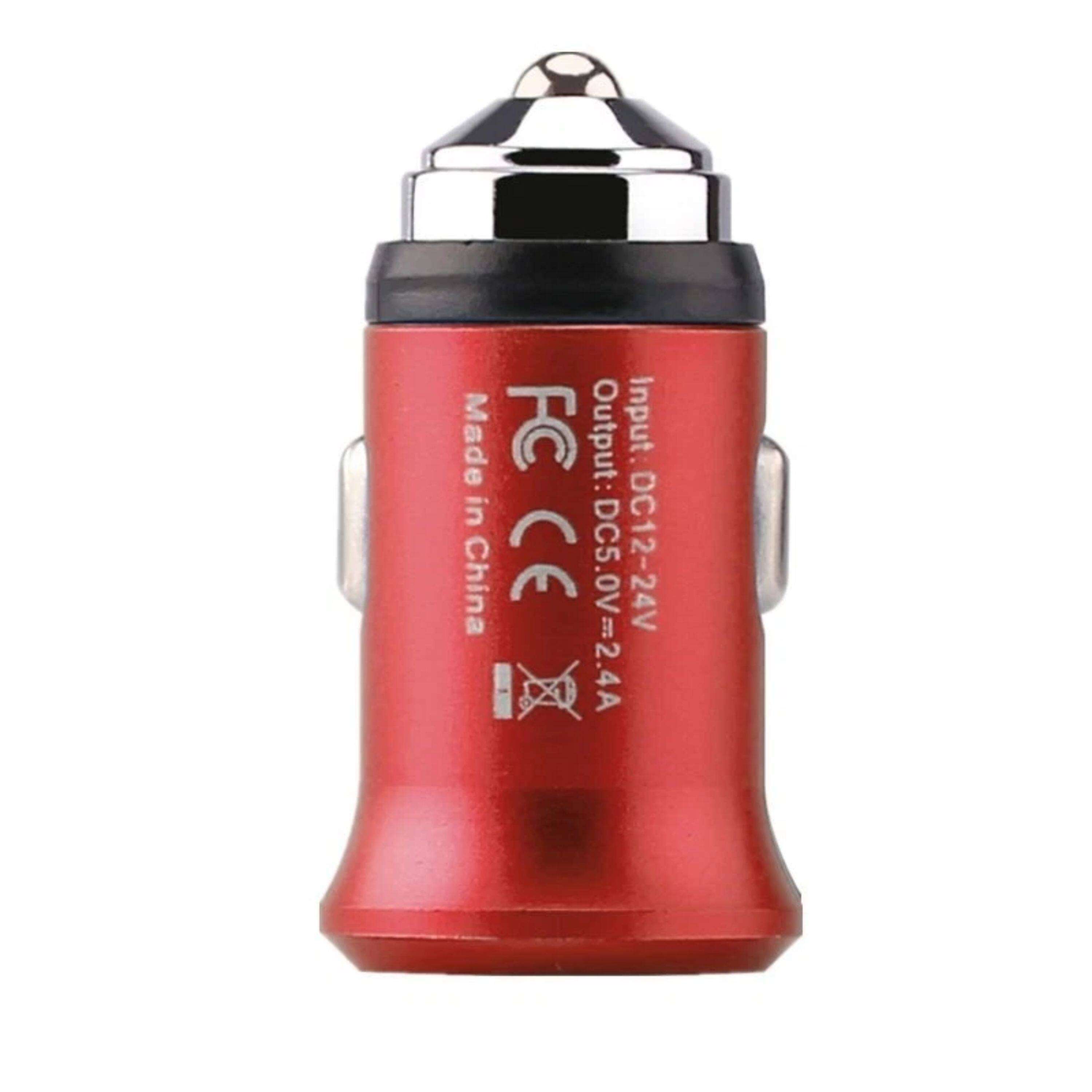 Made in China  
CE  
Input: DC12-24V  
Output: DC5.0V=2.4A