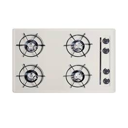 SUMMIT - 30" Wide 4-Burner Gas Cooktop - Brown