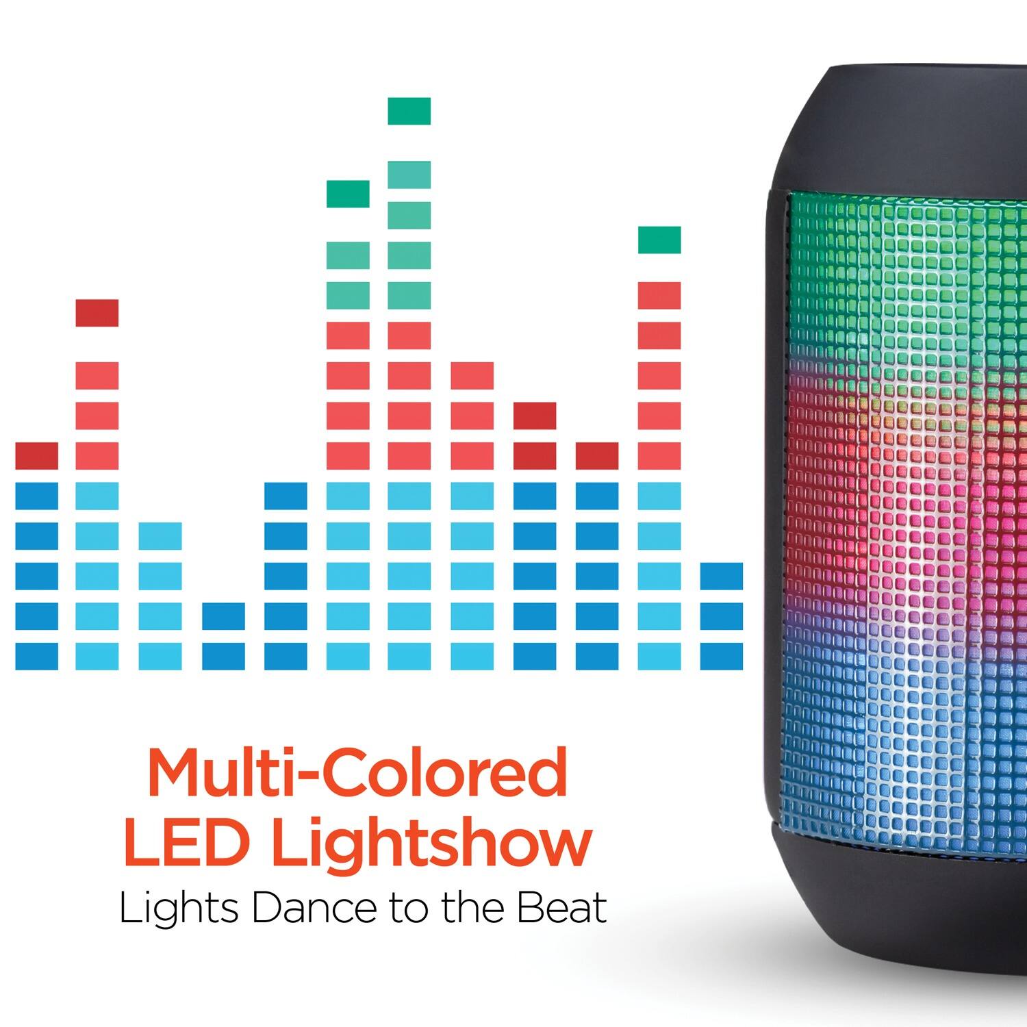 Multi-Colored LED Lightshow  
Lights Dance to the Beat
