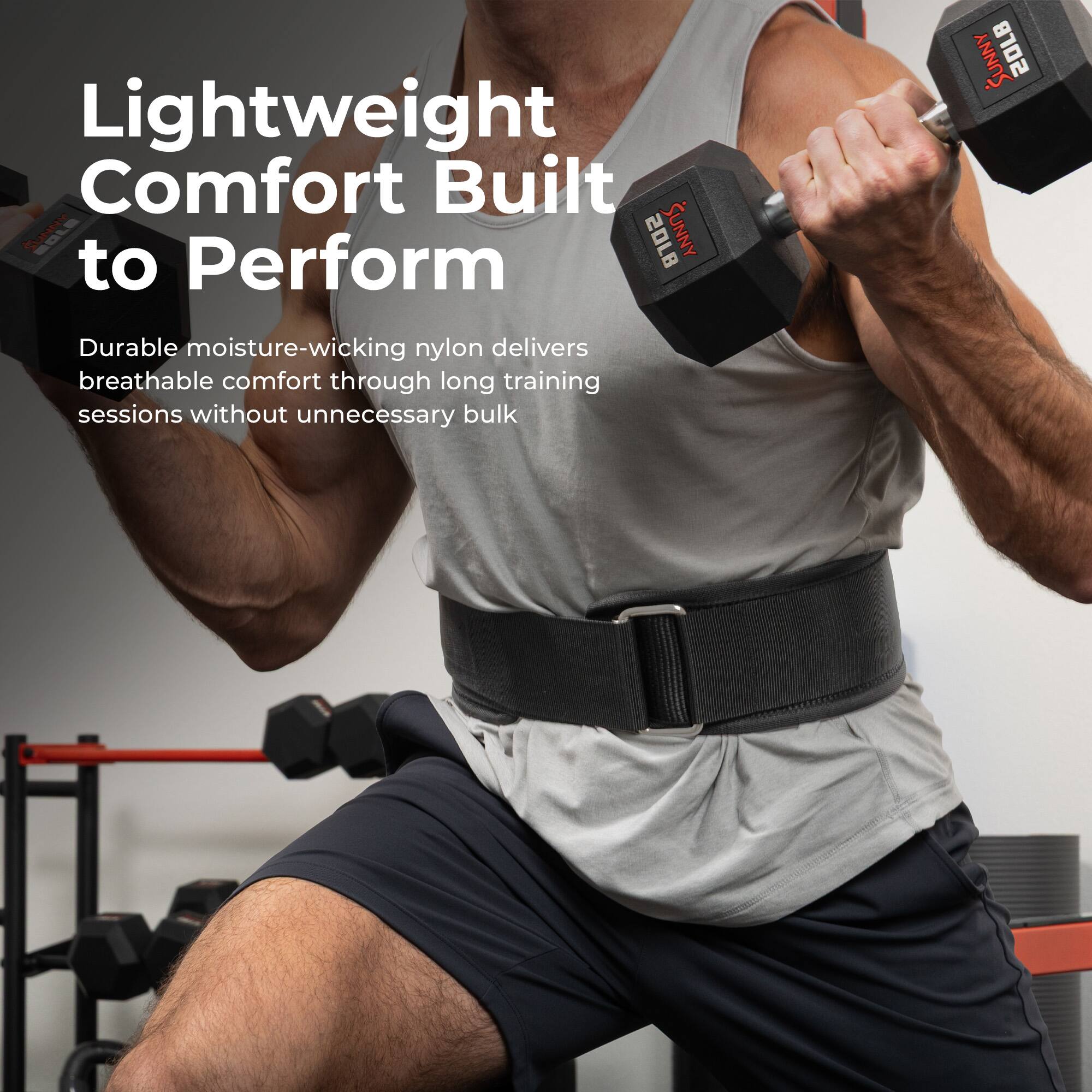 Lightweight Comfort Built to Perform

Durable moisture-wicking nylon delivers breathable comfort through long training sessions without unnecessary bulk