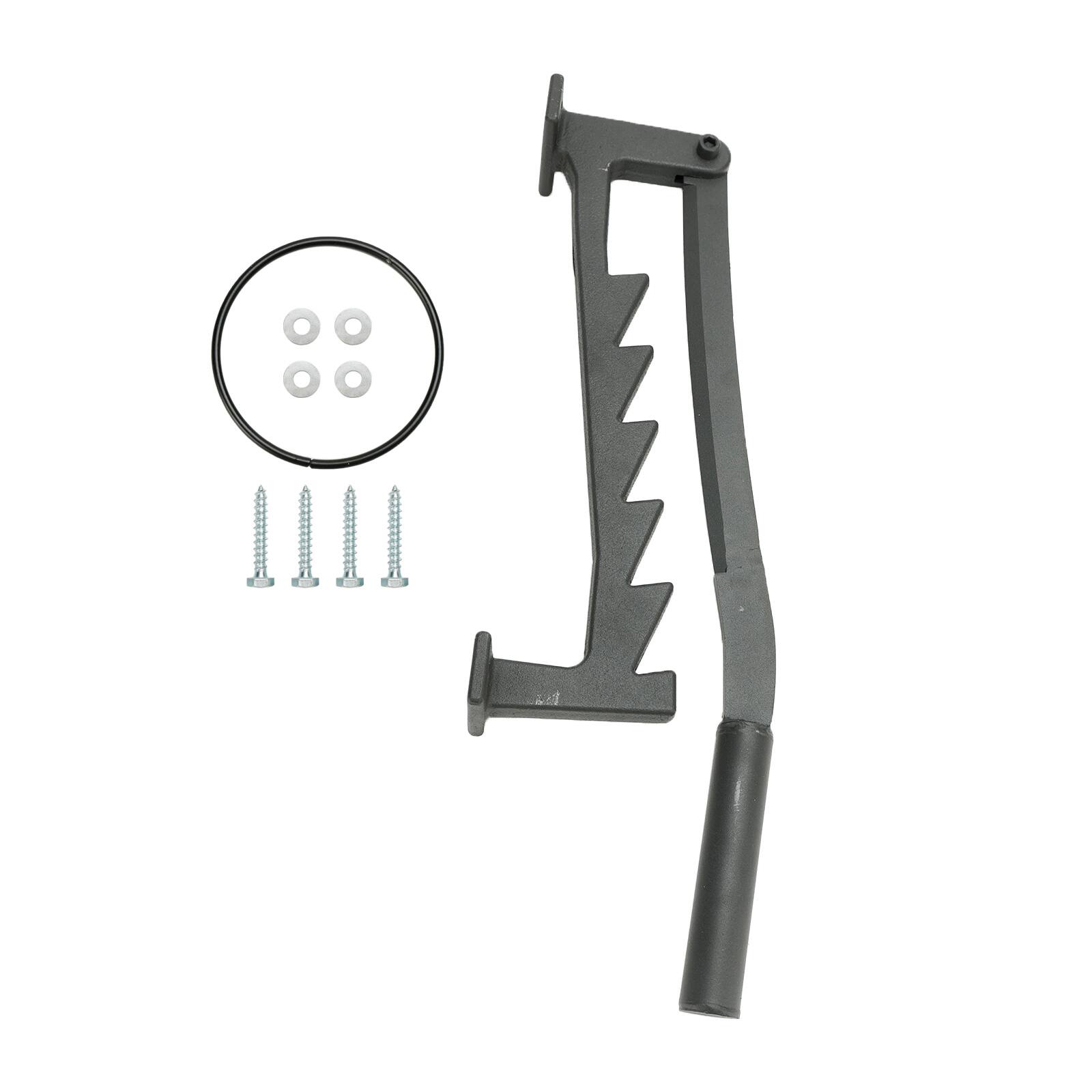 Angle. Topteng - Wall Mounted Kindling Splitter -23.6 Inch Carbon Steel, Lever-Action for Easy Firewood&Log Splitting, Indoor/Outdoor Use.