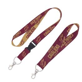 WinCraft - Cleveland Cavaliers 2-Pack Lanyard with Detachable Buckle & Key Strap Set - Multicolor