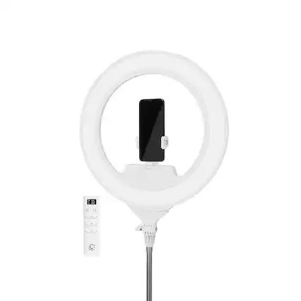 Front. Lume Cube - Lume Cube 18" Cordless Bi-Color Ring Light Pro with Stand, White.