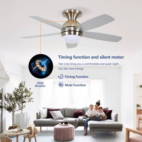 Timing function and silent motor  
Not only bring you a comfortable and quiet night, but also save energy  
Timing Function  
35db Breathe  
Mute Function