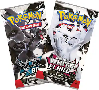 pokemon card packs black and white Pokmon Trading Bolt Flare Booster Box (Pair Box) Scarlet & Violet SV11 Japanese Sealed Violet Black Bolt expansion Pokmon TCG: Black Bolt &