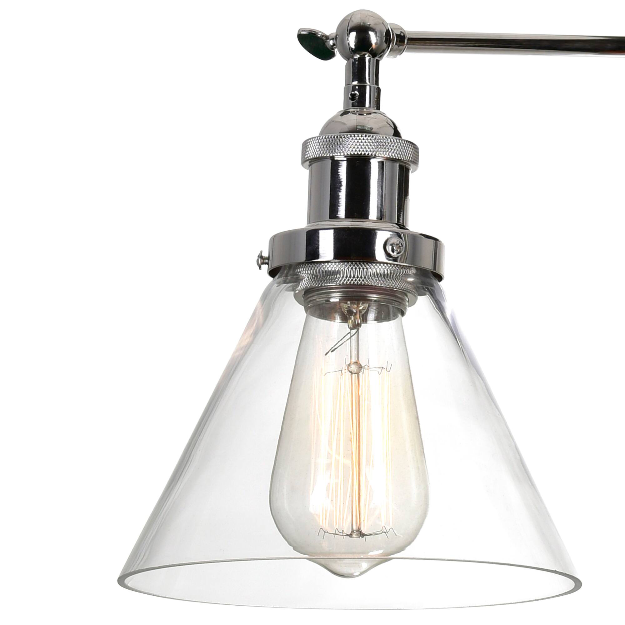 Alt View 1. CWI Lighting - Eustis 3 Light Wall Sconce With Polished Nickel Finish - Polished Nickel.