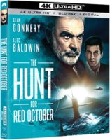 The Hunt for Red October [Includes Digital Copy] [4K Ultra HD Blu-ray/Blu-ray] [1990] - Front_Zoom