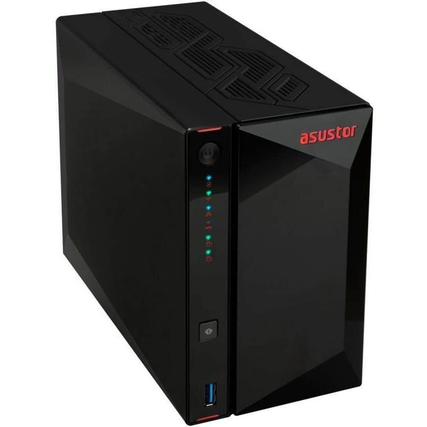 Asustor AS5402T, 2 Bay NAS, Intel Quad Core 2.0GHz CPU, 4X M.2