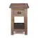 Left. Simpli Home - Monroe Narrow Side Table - Rustic Natural Aged Brown.