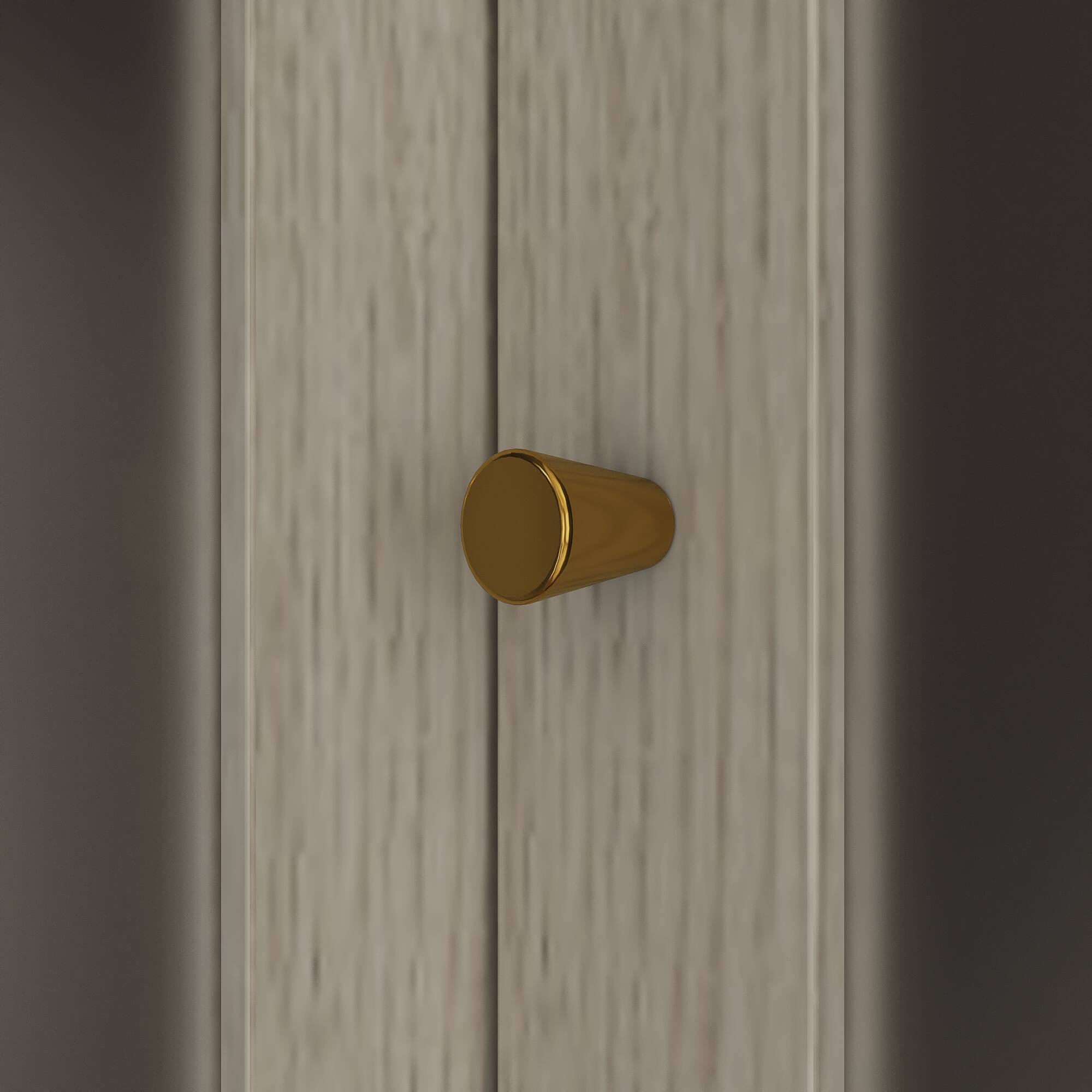 Alt View 8. Famapy - Corner Frosted Glass Bookcase Modern Storage Cabinet with Shelves and Doors for Living Room Bedroom Study - Light Gray.