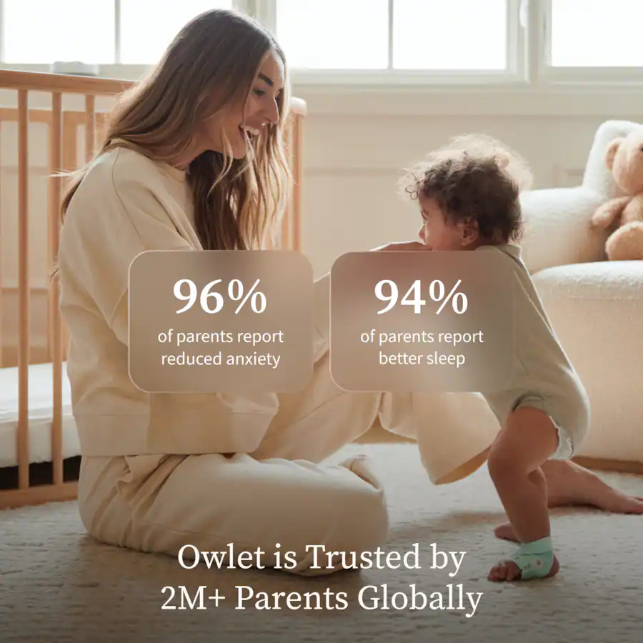 Owlet Dream Sock – Smart Wearable Baby Monitor with Live Heart Rate ...