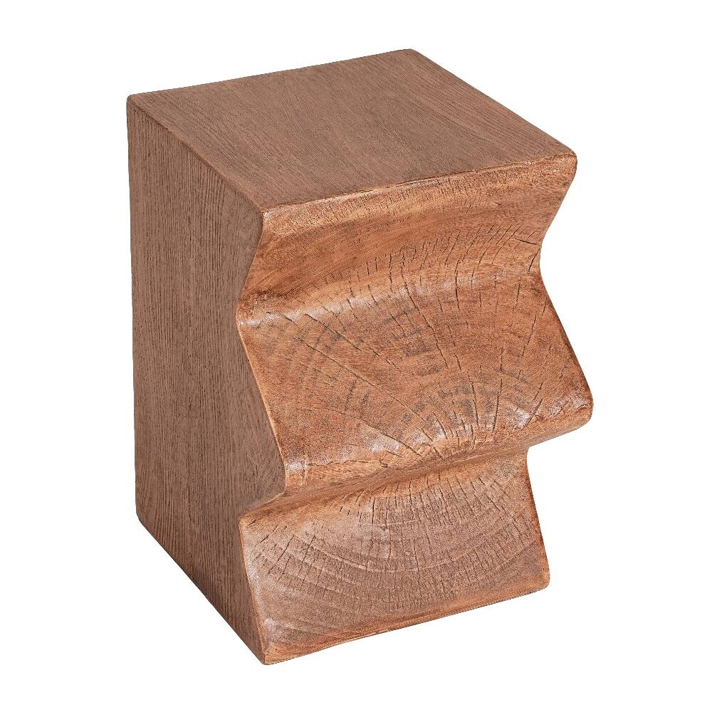 Alt View 7. Loheer - Loheer MGO Side Table Set of 2 Rectangular Outdoor Side Tables Faux Wood Garden Stools Accent Table Natural Color - Natural.