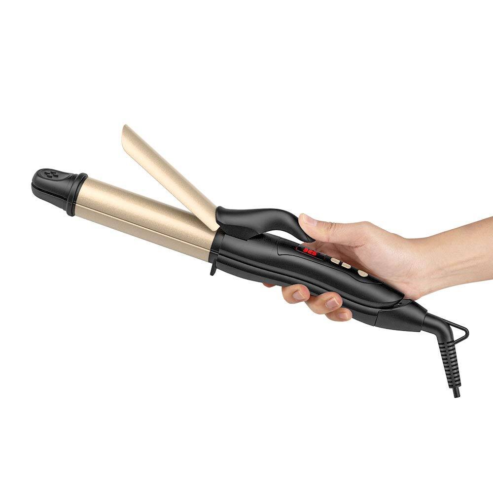 Live At Space - 2 In 1 Hair Iron Professional Straightener& Curler Ceramic 1.25 Inch Curling 275-425℉ Adjustable Temperature - Default