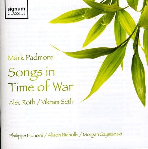 Mark Padmore - Songs in Time of War  - COMPACT DISCS