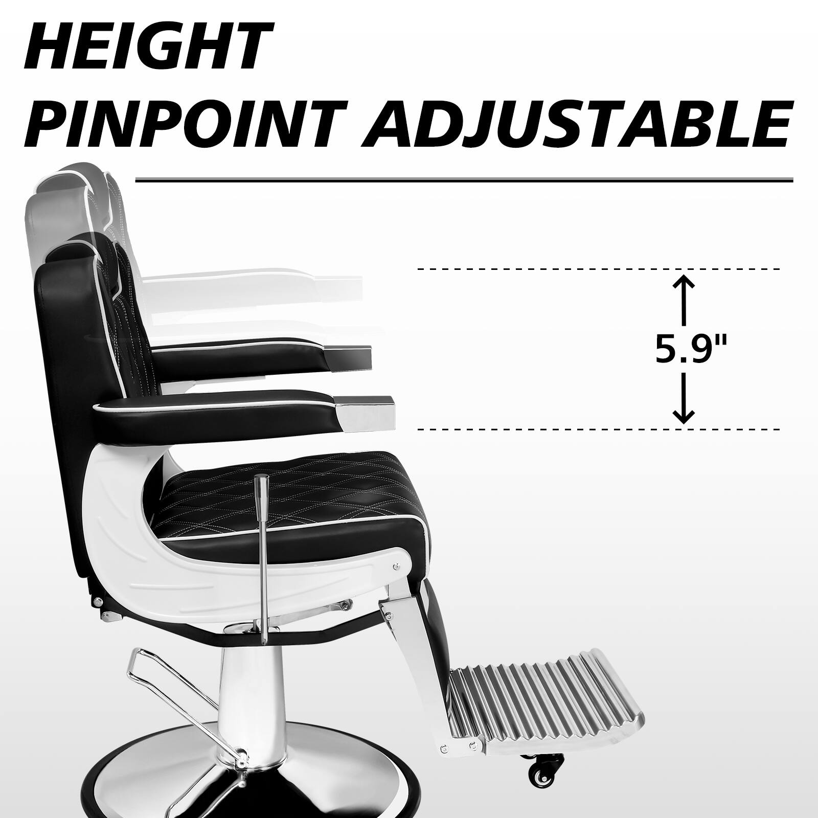 HEIGHT PINPOINT ADJUSTABLE  
5.9"