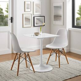 Modway - Lippa Square Wood Dining Table - White