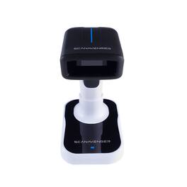 ScanAvenger - SA9200 Wireless 1D/2D Barcode Scanner – Bluetooth, Wi-Fi, USB, Handheld/on-Counter - Black and White