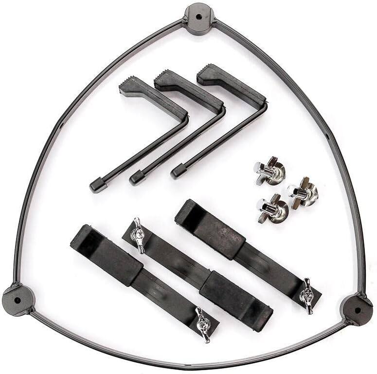 Angle. Gibraltar Hardware - Low Height Single Conga Stand for Seated Play, Fits Toca and Most Congas, Stable Tripod Base for Practice, Performance.