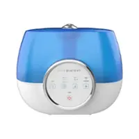 PureGuardian - Ultrasonic 2 Gal. Warm and Cool Mist Aromatherapy Humidifier - Blue/White - Front_Zoom