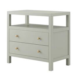 Butler Specialty - Nora 2-Drawer Wide Nightstand - Green