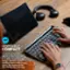 Portable + Compact: Its small size doesn't compromise functionality, offering a full range of keys in a sleek, travel-friendly design. Whether you're working from a cafe or on a plane, this keyboard fits effortlessly into your bag.