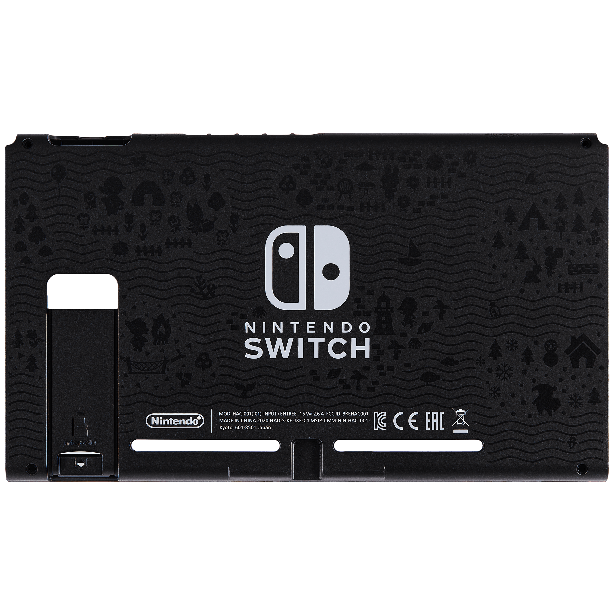 Photos - Console Accessory Forest MobileSentrix - Animal - Back Cover Compatible For Nintendo Switch - Black (HAC-001(-01)
