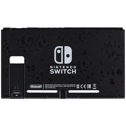 Nintendo Switch
HAC-001-01
INPUT/ENTRI: 15V-Z6A
MADE IN CHINA 2020 HADSA INECI
Nintendo
Kyoto, 601-8301 Japan
CE
EAC
FCC ID: DOD-501-8301
Class B
Nintendo Switch
HAC-001-01
INPUT/ENTRI: 15V-Z6A
MADE IN CHINA 2020 HADSA INECI
Nintendo
Kyoto, 601-8301 Japan
CE
EAC
FCC ID: DOD-501-8301
Class B