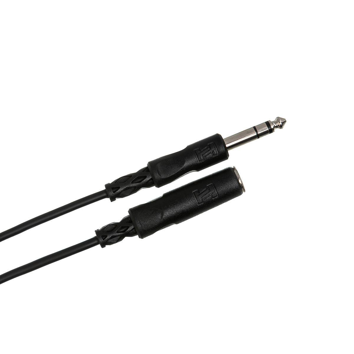 Alt View 2. Hosa Technology - Hosa Technology 2x Stereo 1/4" Female Phone to 1/4" Male Phone TRS Headphone Extension Cable, 25'.