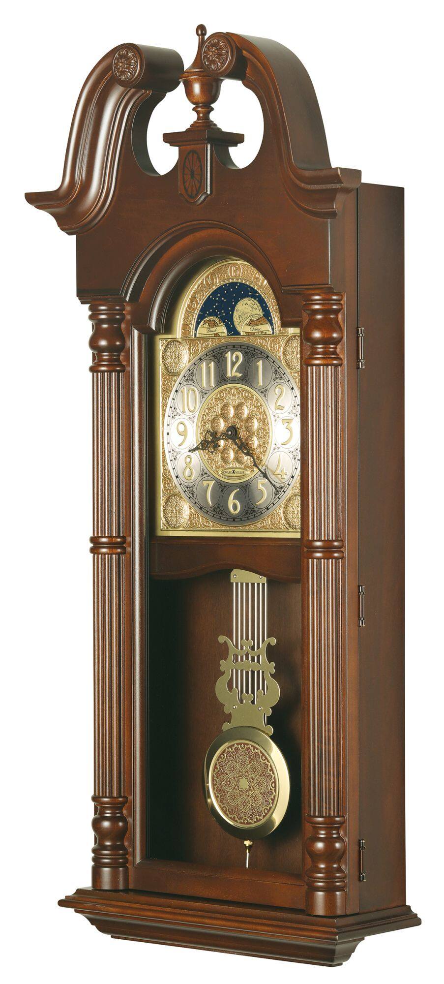 Angle. Howard Miller - Howard Miller 620226 Maxwell Wall Clock 620226 Windsor Cherry - Brown.