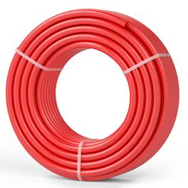 VEVOR - PEX Pipe 3/4 Inch, 100 Feet Length PEX-B Flexible Pipe Tubing for Potable Water, Pex Water Lines for Hot/Cold Water - Red