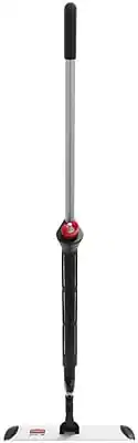 Front. RubberMaid - PULSE Spray Microfiber Spray Mop, Silver - Silver.