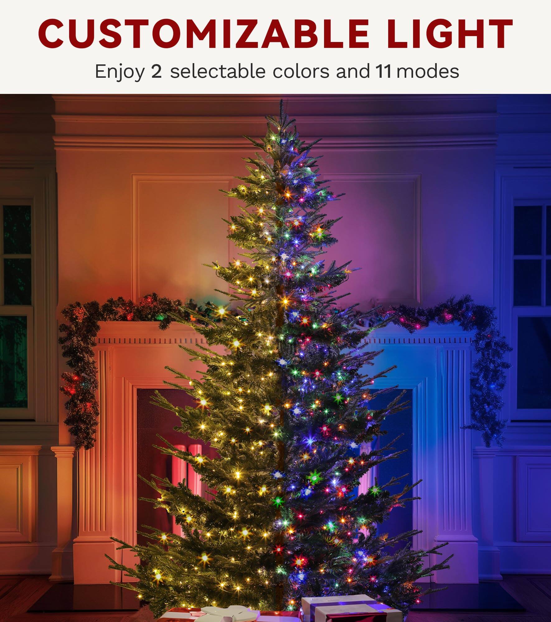 CUSTOMIZABLE LIGHT  
Enjoy 2 selectable colors and 11 modes