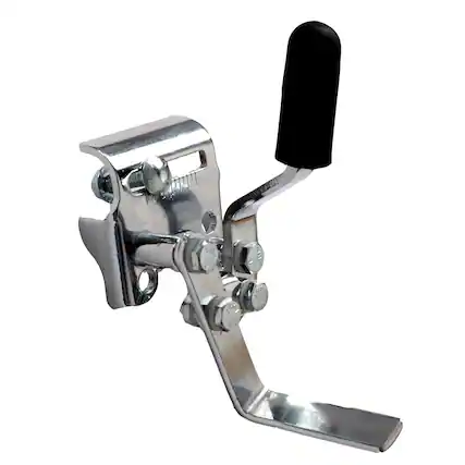 Front. Invacare - Wheelchair Wheel - lock Assembly Left Push to Lock Replacement - Black.