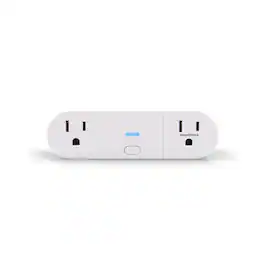 Emerson - SmartVoice 2-in-1 Dual Wall Plug, Offline 30+ Voice Control Cmds - No APP, No WIFI, No Setup, Sleep & Wake Timer - White