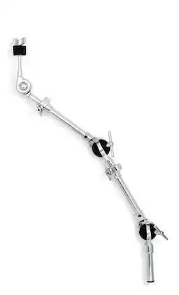 Gibraltar Hardware - Ultra Adjust Cymbal Boom Arm, with Telescoping Extension from 27 to 35.5", Twin Ultra Adjust Tilters, Rack & Clamp Mount