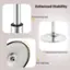 Enhanced Stability Premium Gas Rod Electroplated Metal Base Non-slip Ring