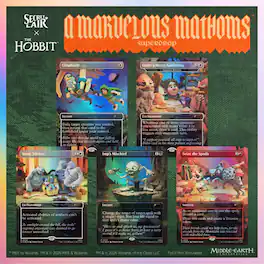 Wizards of The Coast - Magic: The Gathering TCG: Secret Lair x The Hobbit - Over The Edge Of Wild (Tradition Foil Edition)