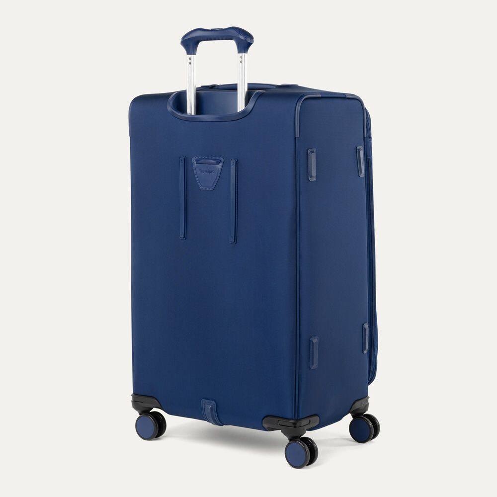 Left. Travelpro - Travelpro Versapack + Lightweight Softside Expandable 29" Checked Spinner - Estate Blue.
