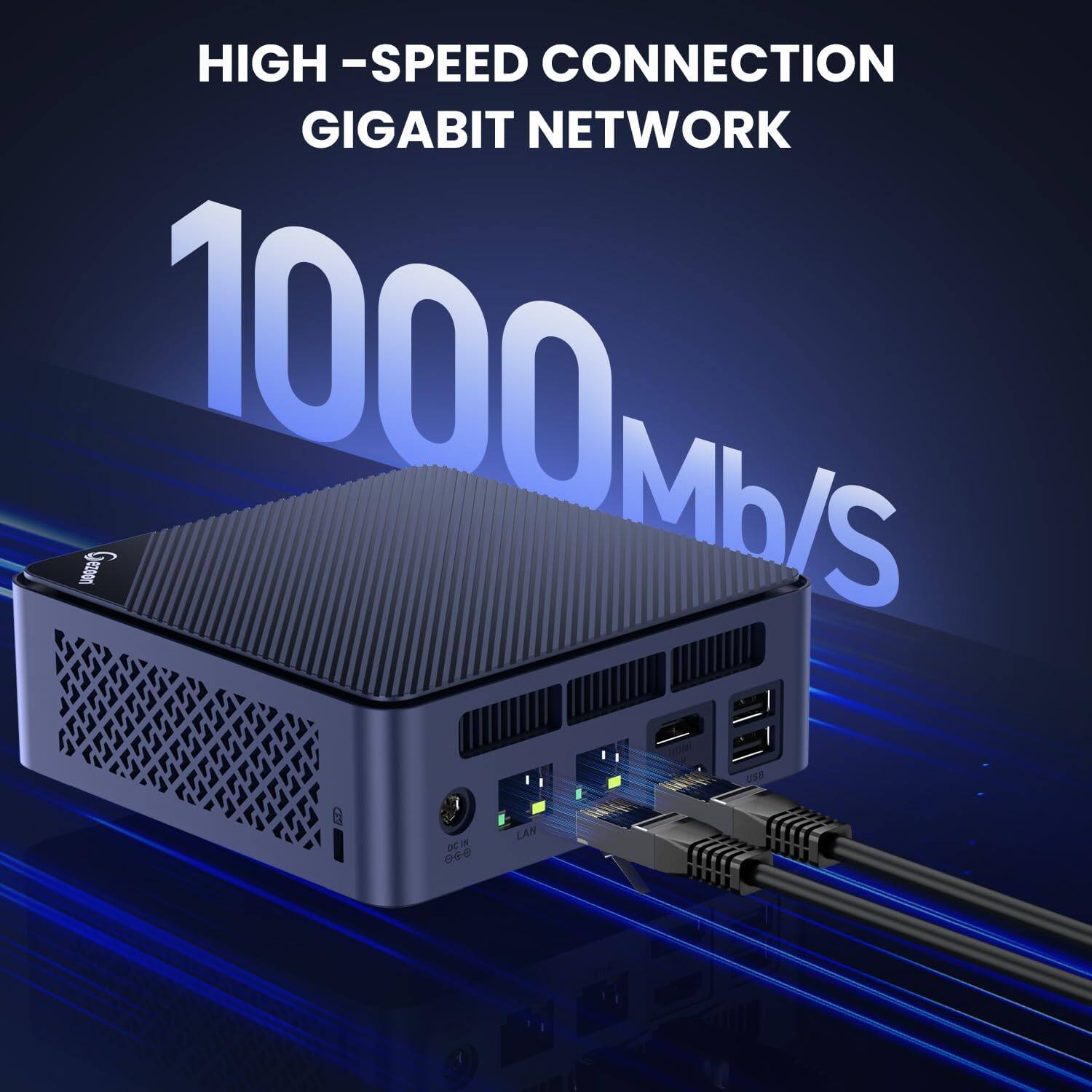 HIGH -SPEED CONNECTION  
GIGABIT NETWORK  
1000 Mb/s