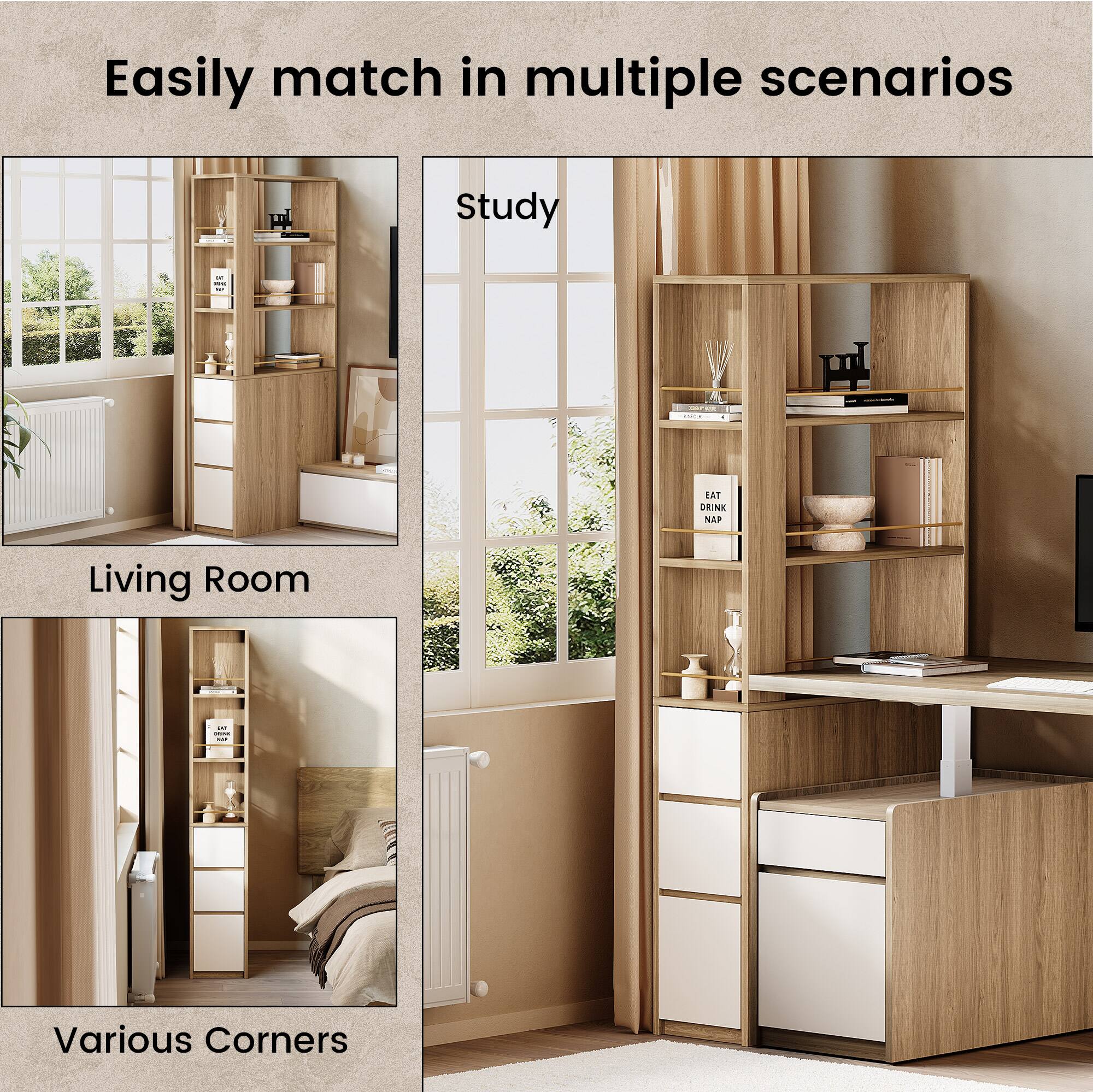 Easily match in multiple scenarios

Study

Living Room

Various Corners