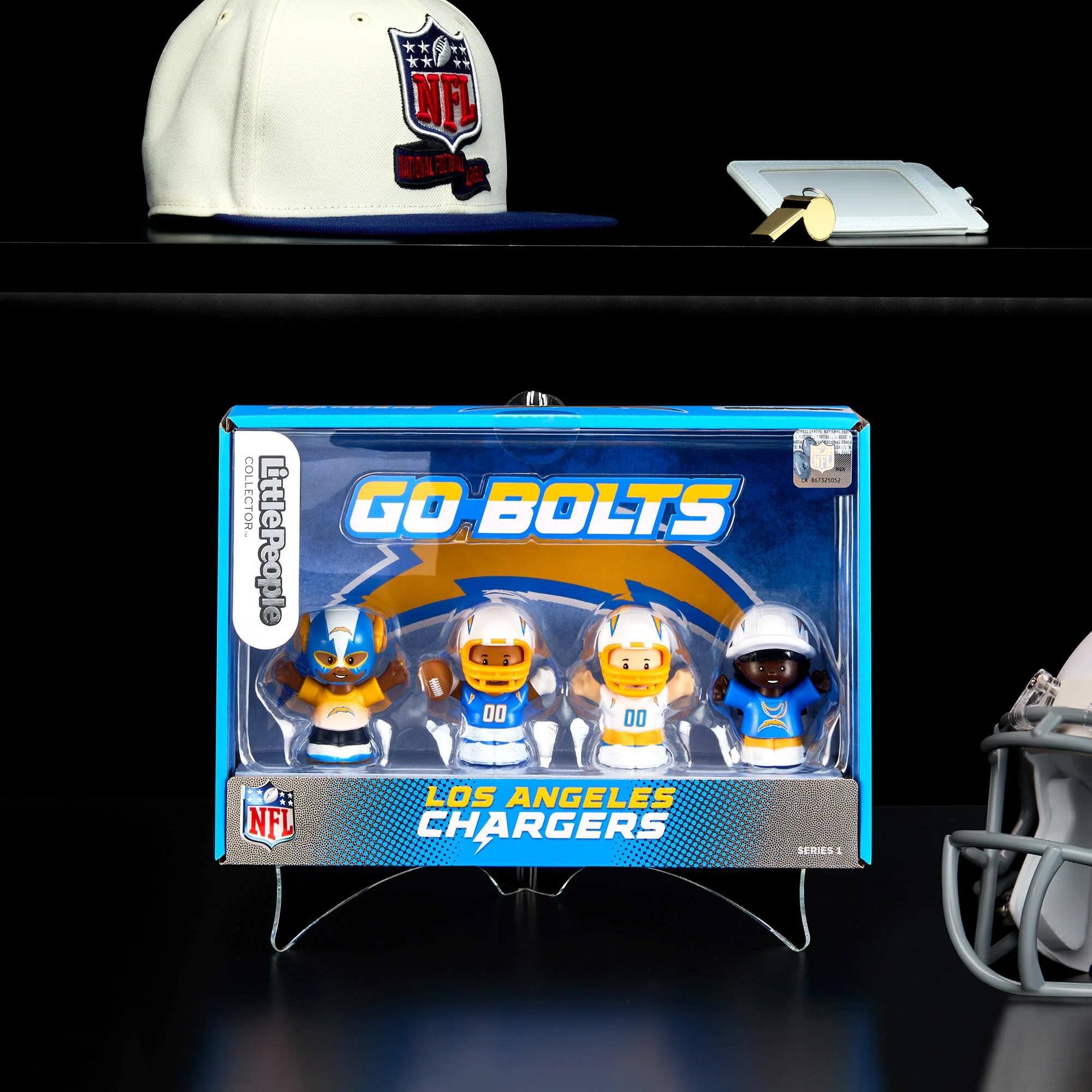 **NEL ACONENA B COLLECTOR - LittlePeople - GO BOLTS 1/100 NFL LOS ANGELES CHARGERS SERIES 1**

- NFL
- GO BOLTS
- LOS ANGELES CHARGERS
- SERIES 1