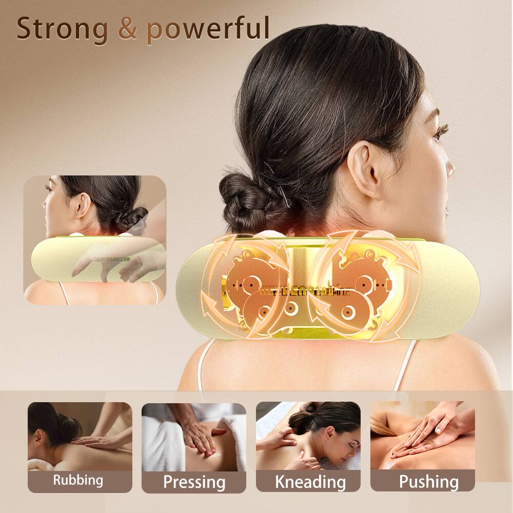 Strong & powerful

Rubbing  
Pressing  
Kneading  
Pushing
