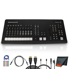 Blackmagic Design - ATEM Mini Extreme ISO G2 Switcher | 8-Input Live Production Mixer + More - Black