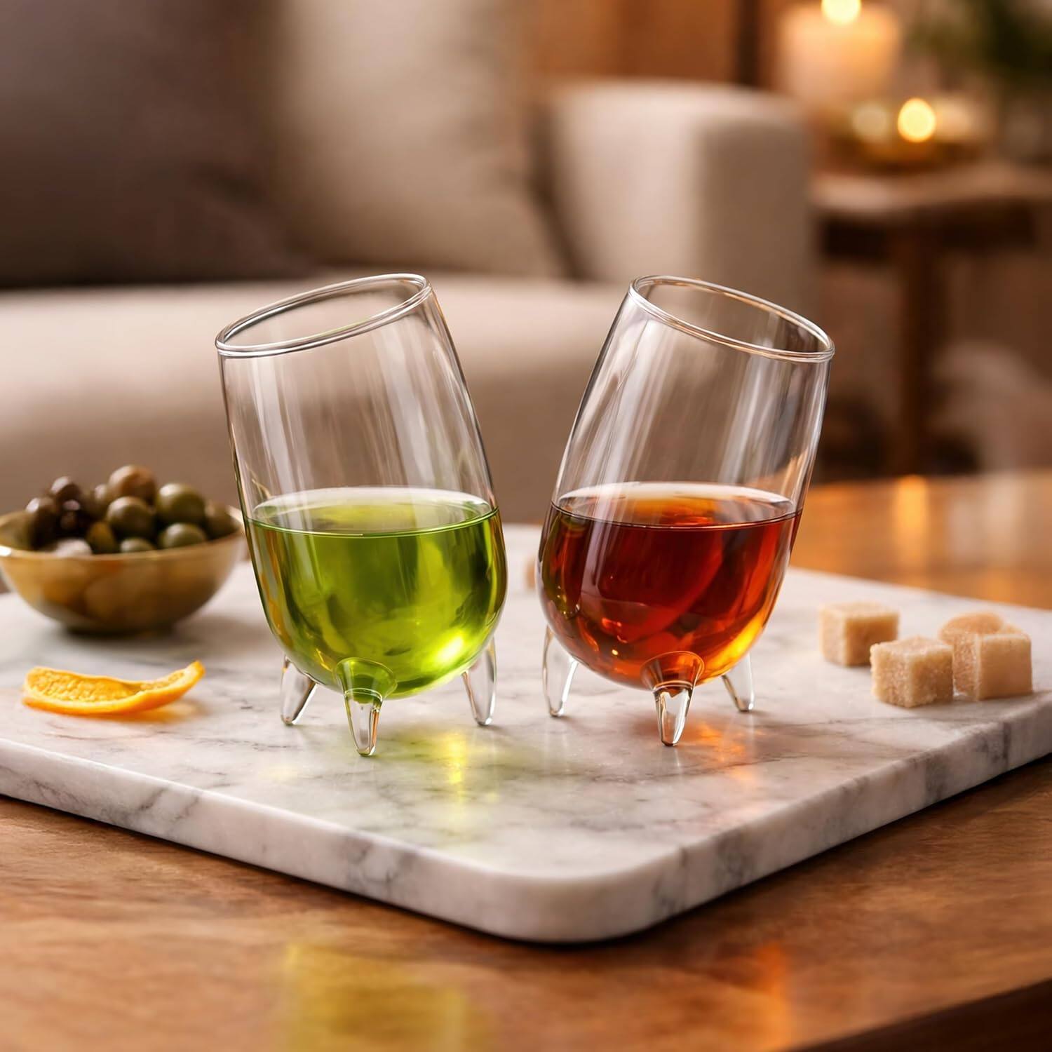 Alt View 4. Final Touch - Relax Liqueur Glasses, Set of 4 - Clear.