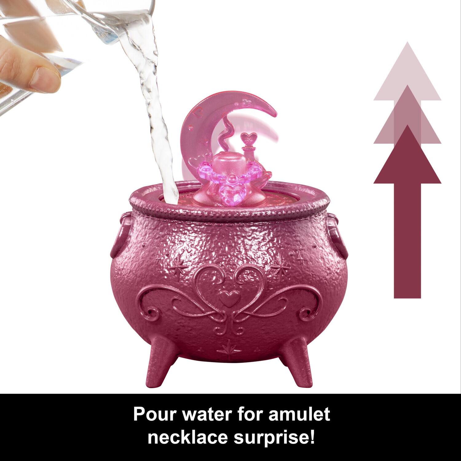 Pour water for amulet necklace surprise!